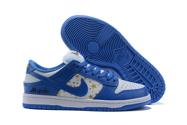 Men's Dunk Low SB Royal/White Shoes 0208 Men's Dunk Low SB Royal/White Shoes 0208